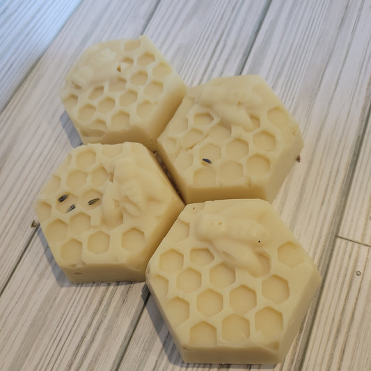 Floral bee soaps